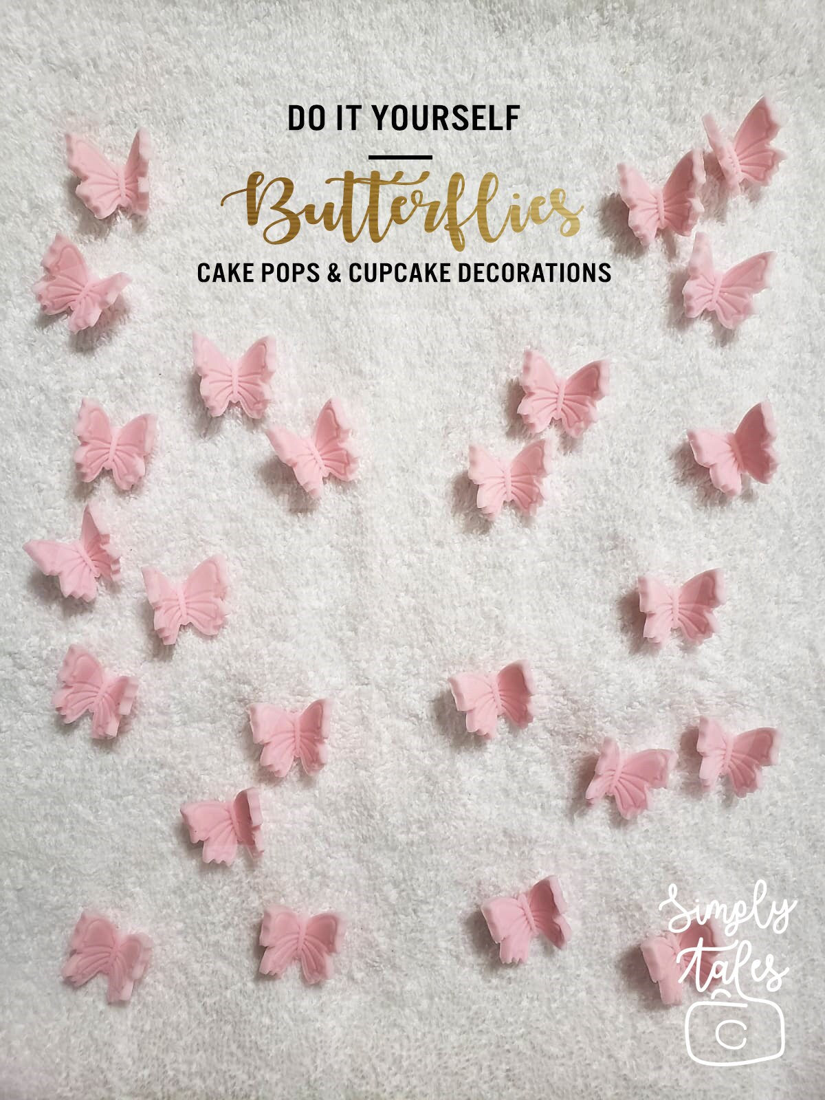 24 SMALL Butterfly Bliss Whimsical cake pop oreo pop decorations, Wedding Birthday Party Baby Shower cake idea, Shabby Chic, Woodland, Tinkerbell, small butterfly
