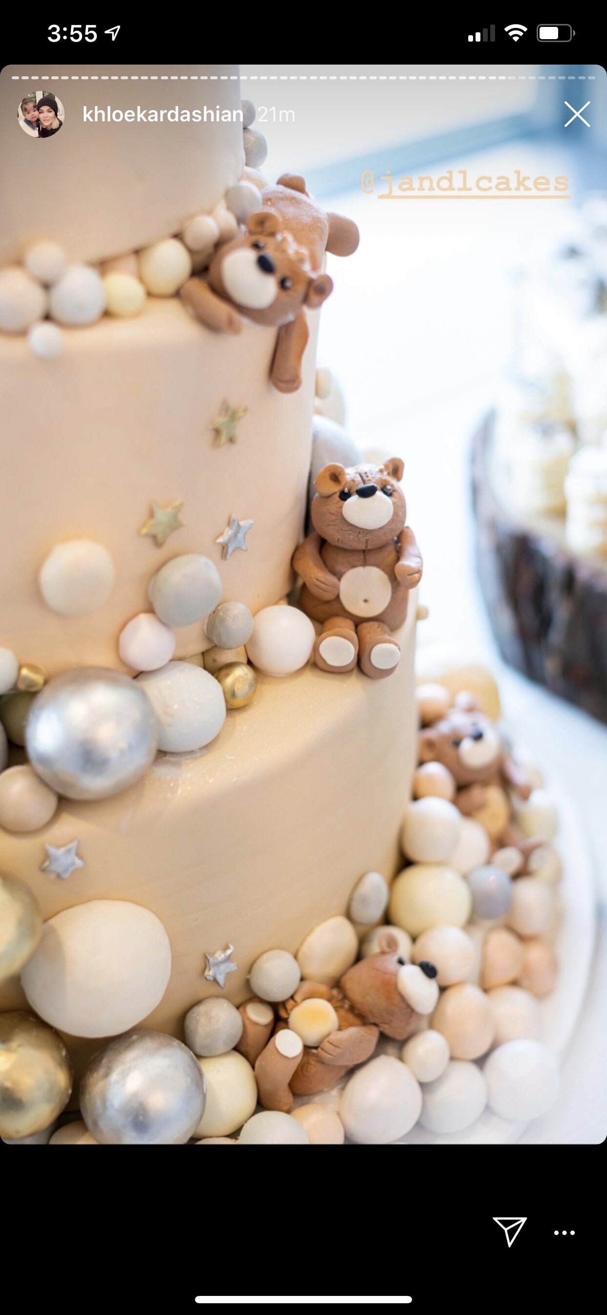 3 mini Bear-y Sweet Celebrations, edible 3D Bear cake decoration fondant topper, Woodland Animal Bear, Birthday Cake Topper, girl boy birthday, teddy bear, baby shower