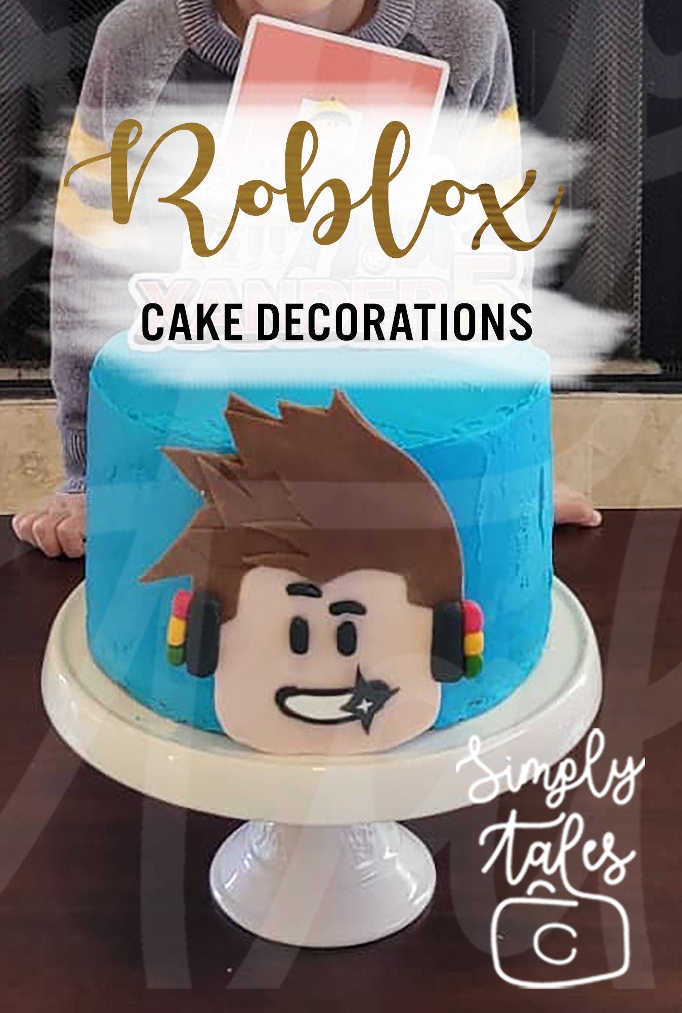 Robox, Game inspired edible cake topper, cake decoration, boy birthday, gamer, fondant topper