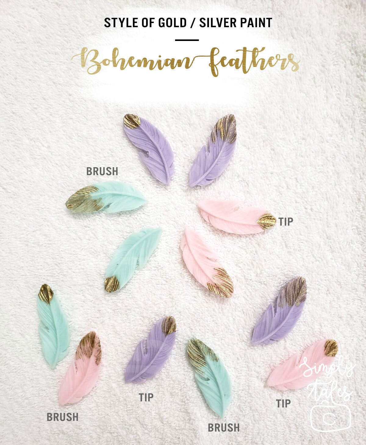 36 Boho Feathers Delight, cupcake topper with fondant Feathers, Thanksgiving, Modern , Boho Cupcake toppers, Indian, Pastel, edible