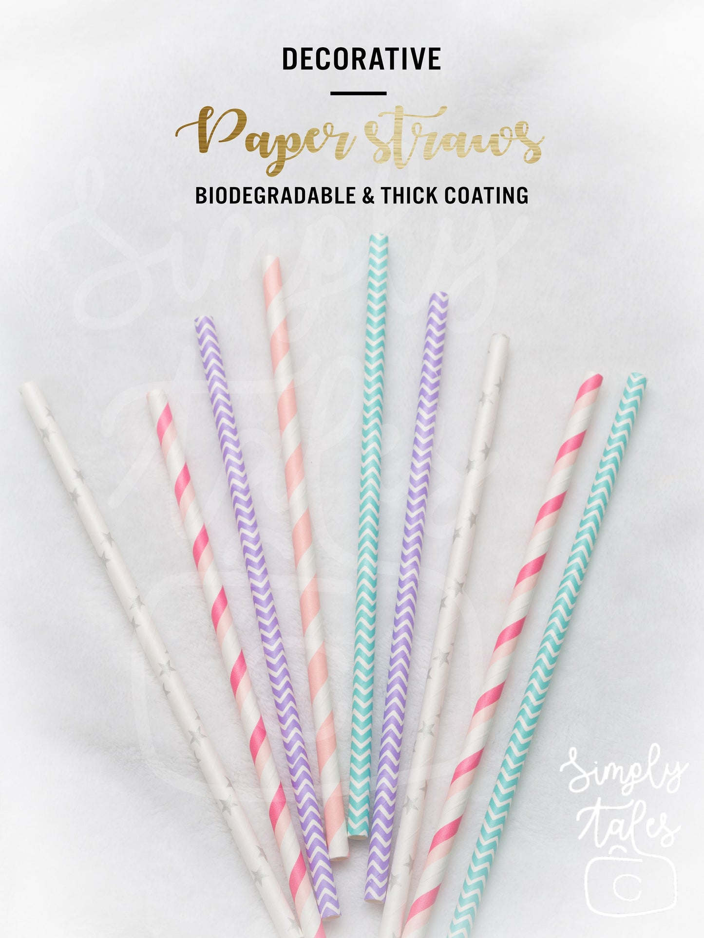 24 Pink Gold Teal Unicorn Mermaid Paper Straws For Kids Birthday, Frozen Dessert, eco-friendly, Unicorn birthday,Designer fashionable straw