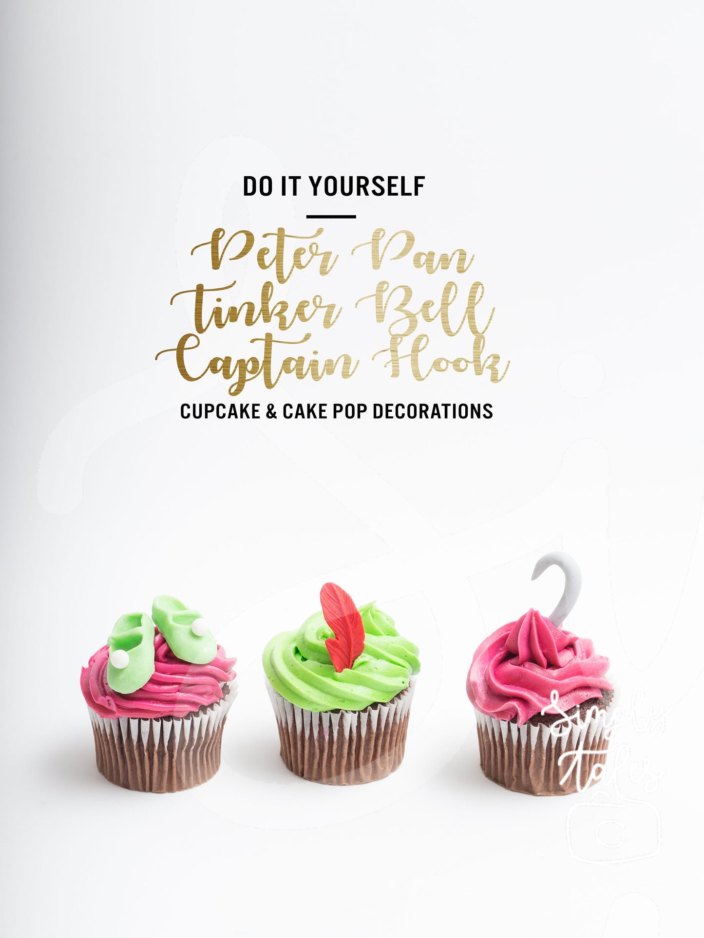 24 pc Neverland Adventures Peter Pan red feathers cupcake decoration, Pirate, Tinker Bell, Robin Hood Themed Birthday, Disney inspired Cake Decorations, Captain Hook