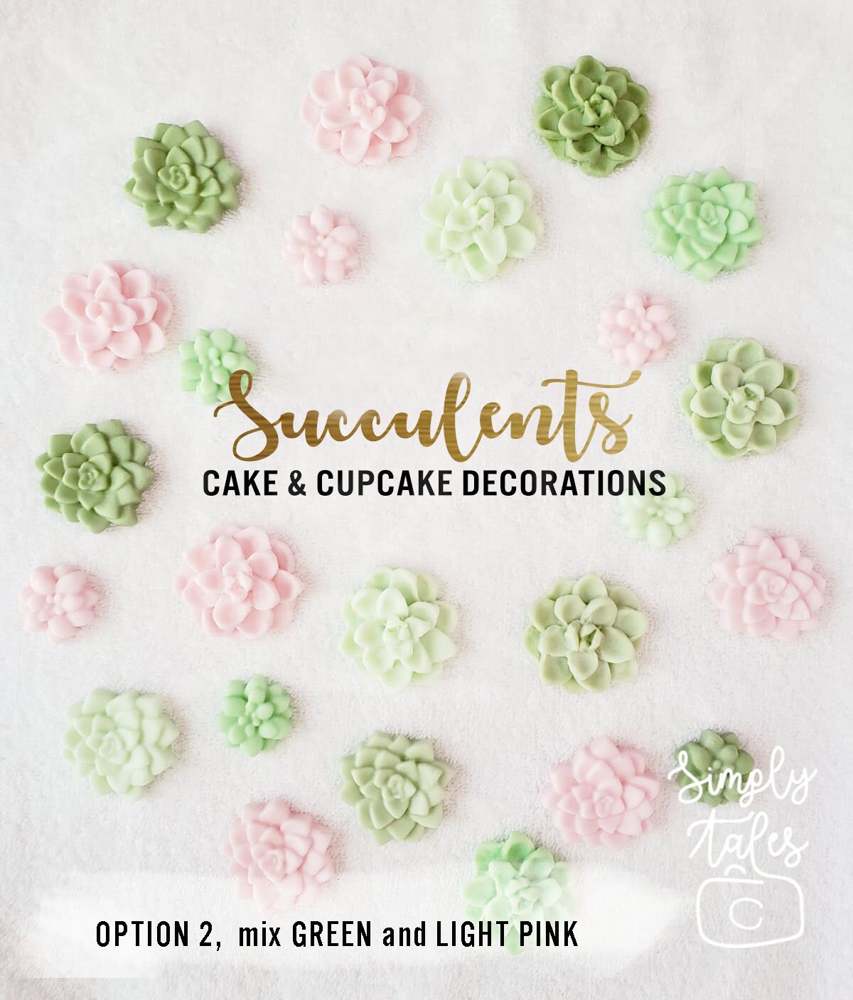 24 SMALL MEDIUM Succulent cupcake toppers, Cactii party, Cactus, Summer celebration, Bridal Shower, cake decorations, Desert theme