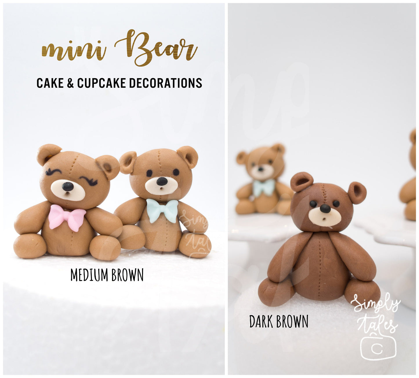 Sky Fantasy cake decoration fondant topper, Bunny, Bear, Clouds, Hot Air Balloons, Rainbow, Stars, Custom number, Birthday Cake Topper